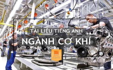 TỪ VỰNG TIẾNG ANH CHUYÊN NGÀNH CƠ KHÍ
