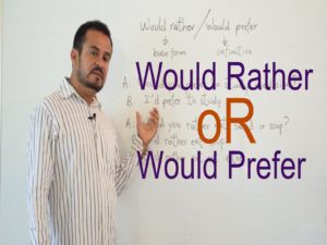 Cách sử dụng cụm từ thích hơn 